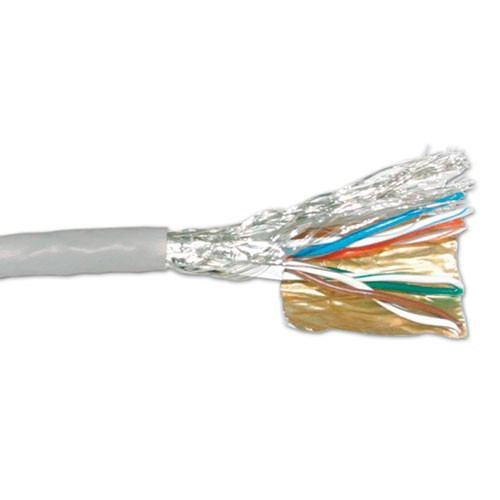 ACT S/FTP Cat6a Netwerkkabel Grijs 305m Soepel