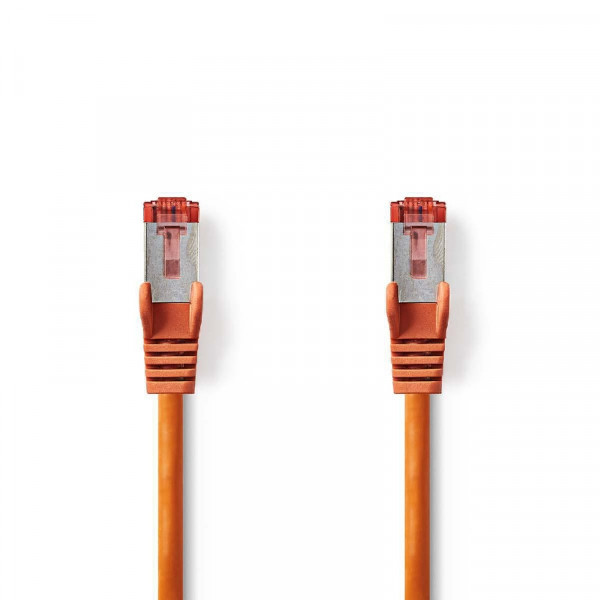 SF/UTP patchkabel netwerkkabel CAT6 oranje 10m