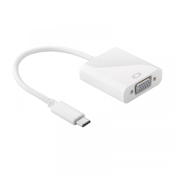 USB C naar VGA adapter wit