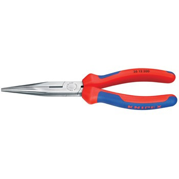 Knipex Radiotang platspitse tang met zijsnijder 160 mm