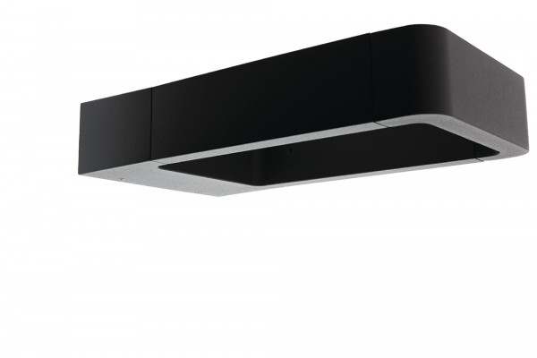 HQ LED vierkante wand/grondlamp Antraciet