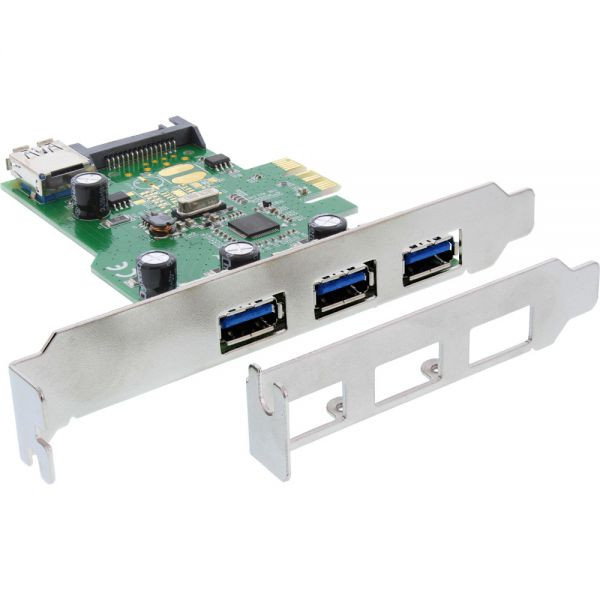 InLine PCIe kaart naar 3 x USB 3.0