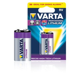 VARTA Lithium rookmelder batterij CR9V