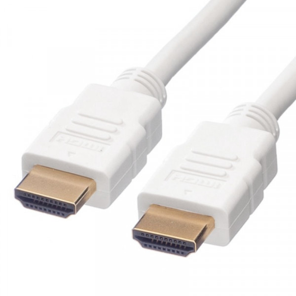 InLine HDMI 2.0 with Ethernet kabel 5m Wit