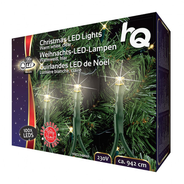 Kerstverlichting 100 Led's - Warm wit