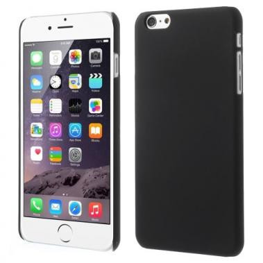 Rubberachtige Hard Case voor iPhone 6 Plus/6S Plus Zwart