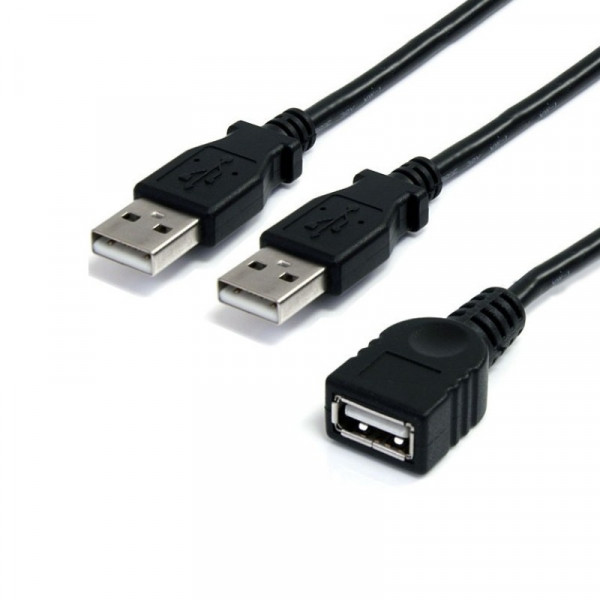 USB 2.0 Verlengkabel 2x USB A - USB A 1,8m