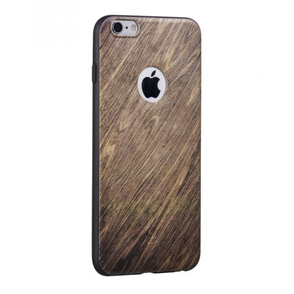 Hoco TPU case voor iPhone 6/6S Beuken Hout