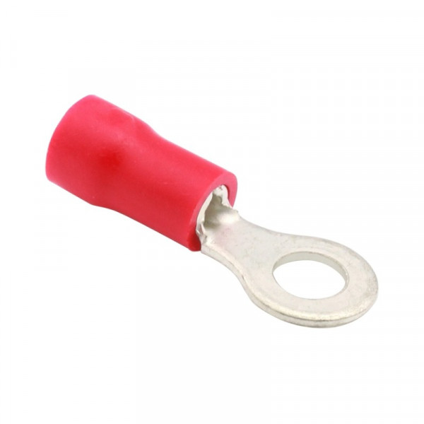 Kabelschoen 3,2mm gat klepelring 0,5 - 1,5 mm Rood (100st)