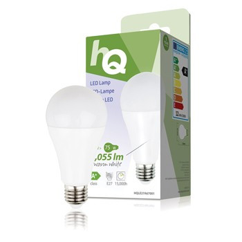 HQ E27 LED Peerlamp 12W warm wit