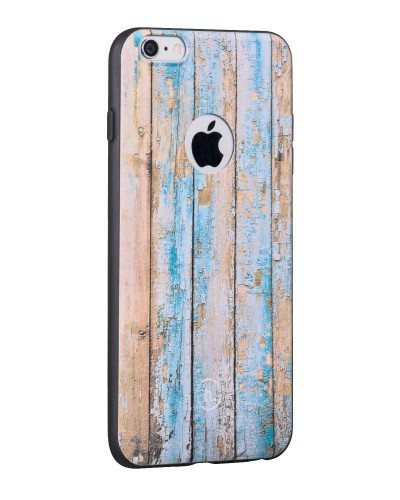 Hoco TPU case voor iPhone 6 Plus/6S Plus Verweerd Hout