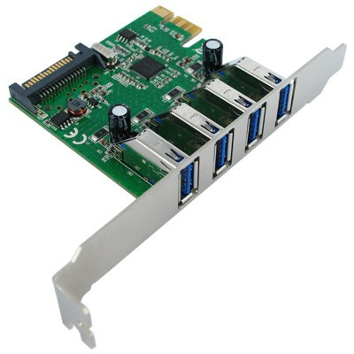 Value PCI Express kaart 4x USB 3.0