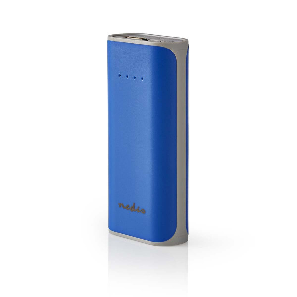 Powerbank USB 5000mAH Accu Blauw