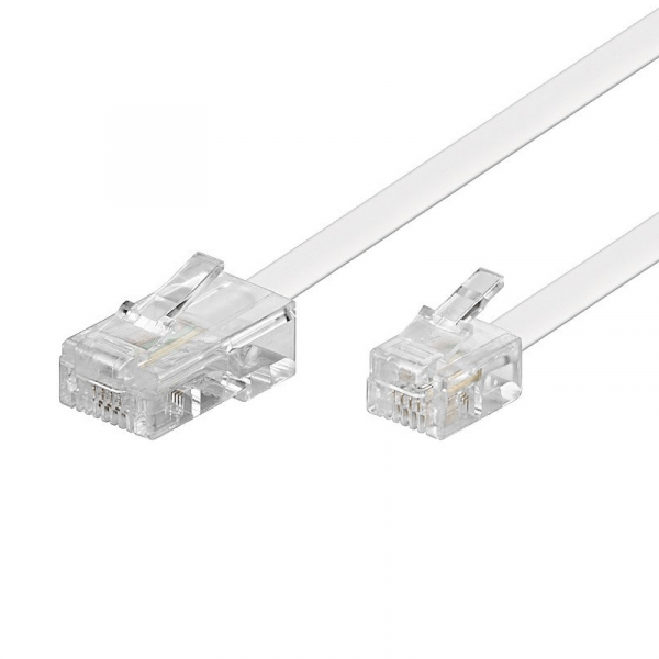 RJ45 naar RJ11 adapterkabel van 15 meter