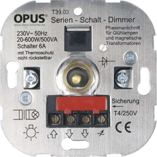 Opus serie/draai dimmer