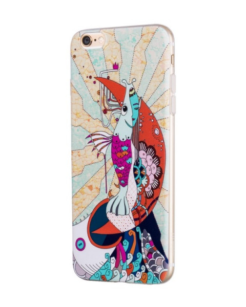 Hoco Mythology Mermaid case voor iPone 6/6s Wit