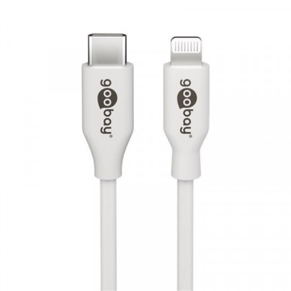 USB C naar Lightning kabel 0,5 meter wit