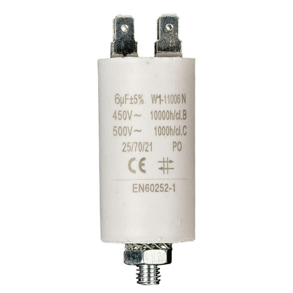 Condensator 6uf / 450 v + aarde