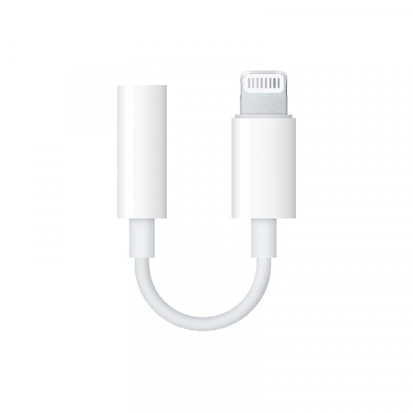 Originele Apple Lightning naar 3,5mm Jack adapter Wit