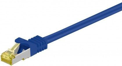 S/FTP patchkabel netwerkkabel CAT7 blauw 1,5m