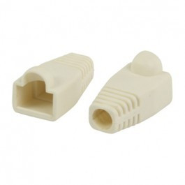 RJ45 boot 10x Wit