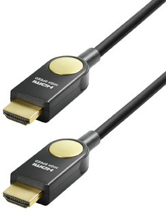 HDMI Kabel 1.3 Verguld 1m Haaks draaibaar