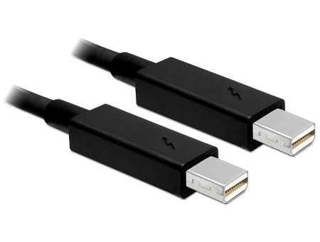 Delock Thunderbolt kabel 2m Zwart