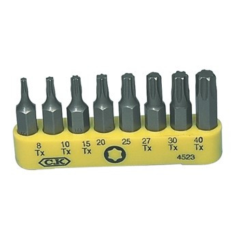 C.K. Torx Bitset (8 delig)