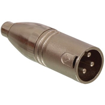 3p XLR M - RCA F Adapter