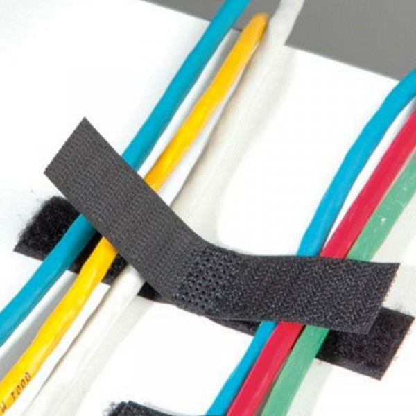 VELCRO® Brand Fasteners Dubbele Hersluitbare Kabelklem Zelfklevend Zwart