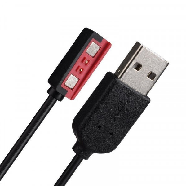 USB oplaadkabel zwart voor Pebble Steel