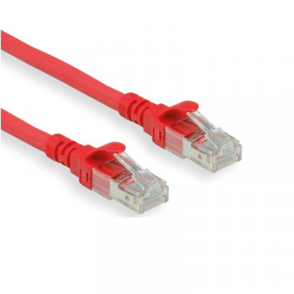 Roline Snagless UTP patchkabel Cat6a Rood 1m