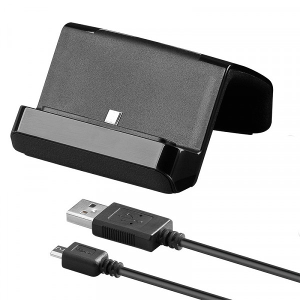 Goobay Micro USB 2.0 Dockingstation Zwart