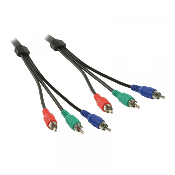 3RCA Component kabel 10m