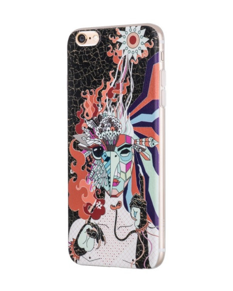 Hoco Mythology Firebird case voor iPhone 6 Plus/6S Plus Zwart