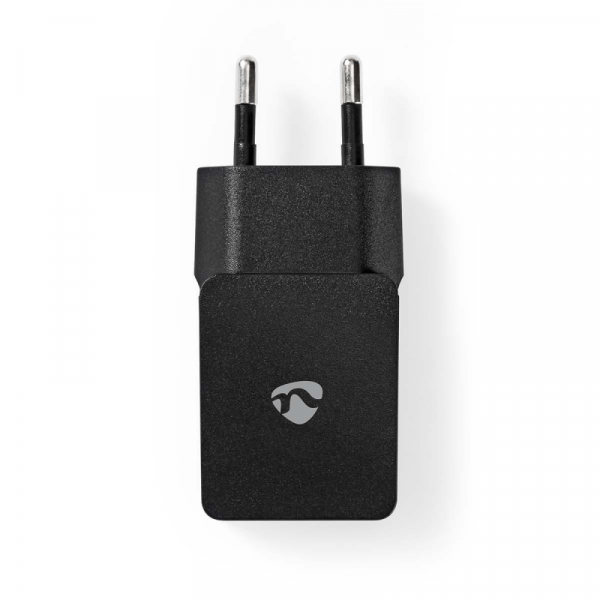 Lichtnet USB adapter (2.4A) Zwart