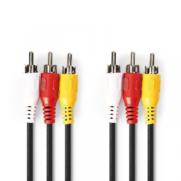 3 RCA - 3 RCA kabel 3m