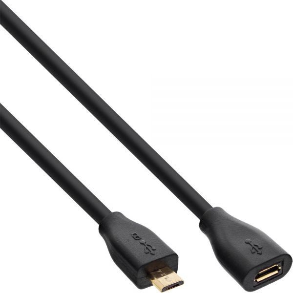 Micro USB B 2.0 Verlengkabel 3m