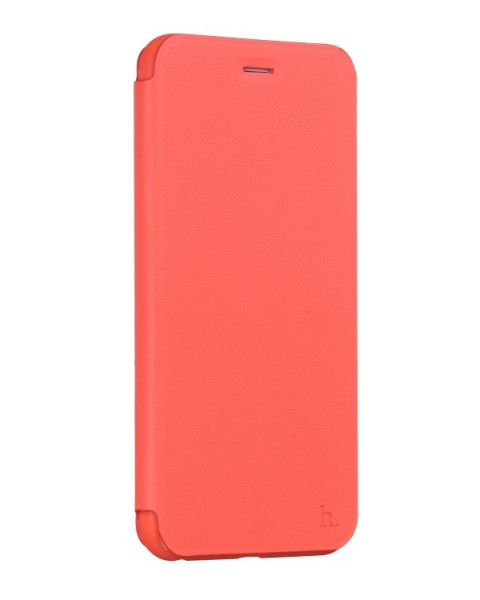 Hoco Juice series Nappaleer flipcase voor iPhone 6 Plus/6S Plus Rood