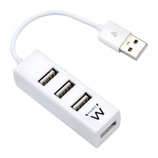 4 poorts USB 2.0 hub wit