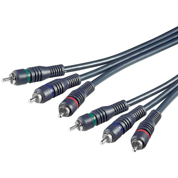 Goobay 3x RCA - 3x RCA kabel 5m