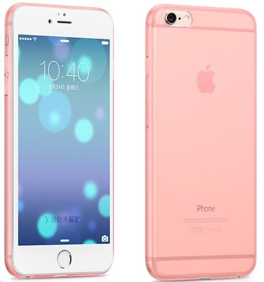 Hoco Dunne PC case voor iPhone 6 Plus/6S Plus Roze