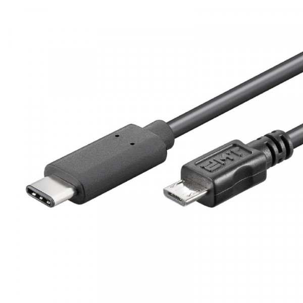 USB C naar USB Micro B kabel 0,5 meter - USB 2.0