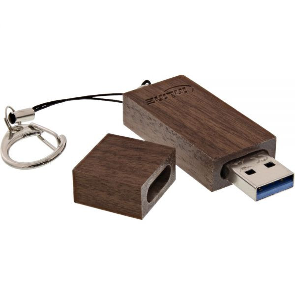 InLine USB 3.0 Stick 128GB Hout