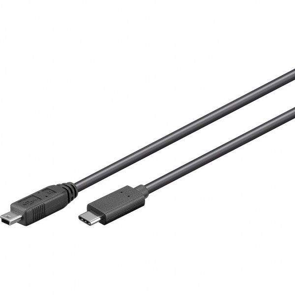 USB C naar USB Mini B kabel 0,5 meter - USB 2.0