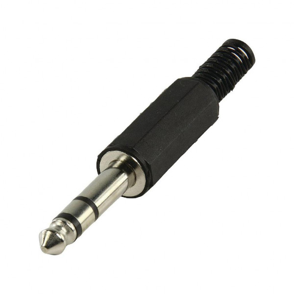 Soldeerbare 6.35mm Stereo jack plug