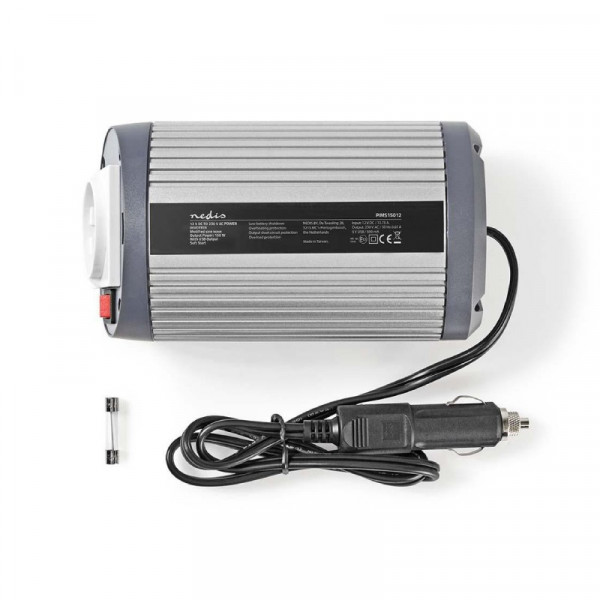 Gemodificeerde Sinus omvormer 12V - 230V stopcontact 150W + USB aansluiting