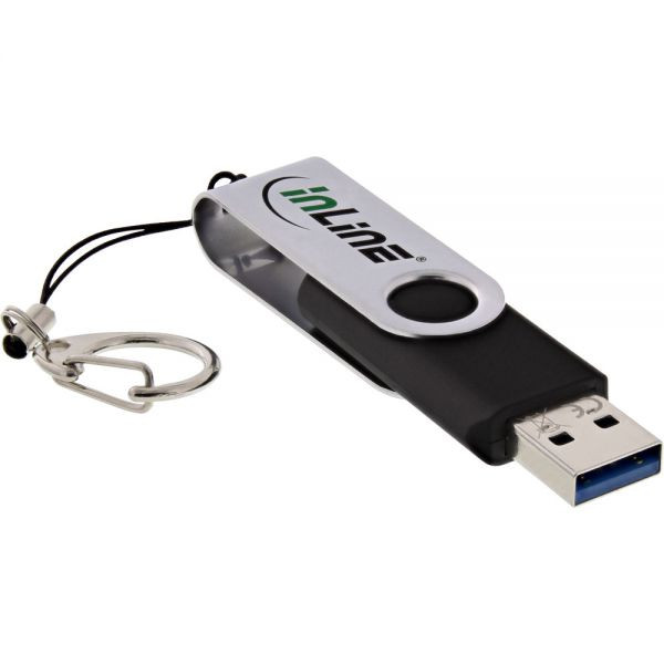 InLine USB 3.0 Stick 8GB met Sleutelkoord