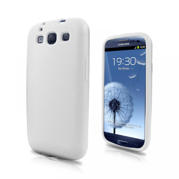 Siliconen Hoesje voor Samsung Galaxy S3 Wit