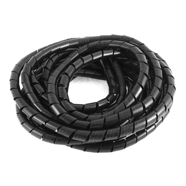 Spiraalband 9 tot 65mm - 10 meter - Zwart